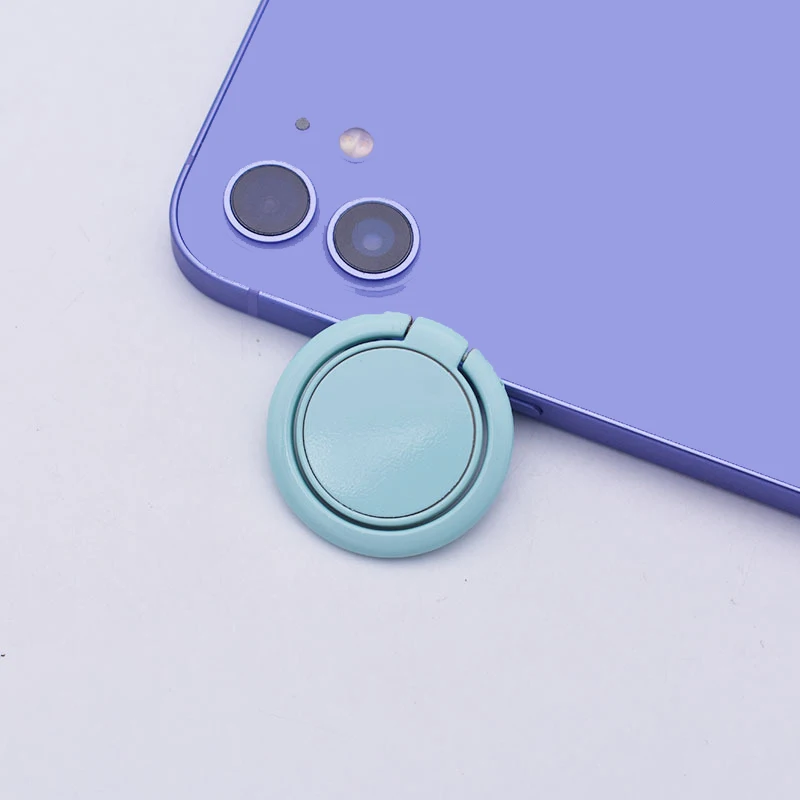 رقيقة للغاية الفاخرة حامل الهاتف المحمول المقبس العالمي الهاتف سيارة قوس حامل اكسسوارات البنصر آيفون 12 برو