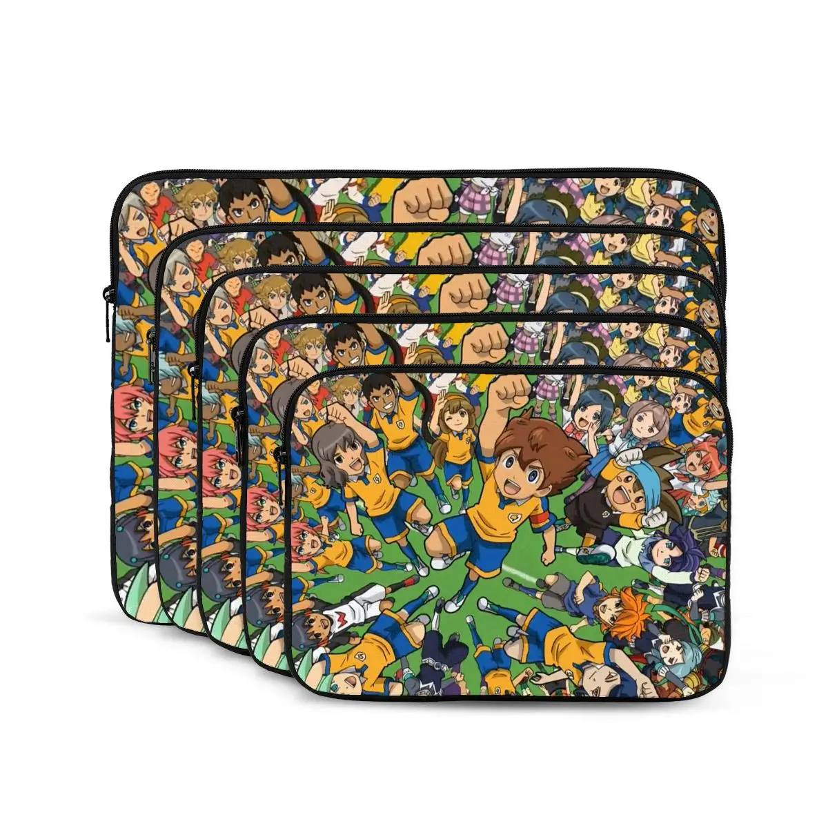 Inazuma Eleven Computer ipad Laptop Cover Case17 15 13 12 10 Inch Laptop Sleeve Bag Portable Cover Fundas Pouch