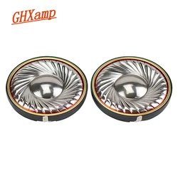 GHXAMP 50mm Woofer Headphone Speaker Unit 42Ohm Titanium Diaphragm Double Copper Ring Bass Headset Driver Diy 2pcs