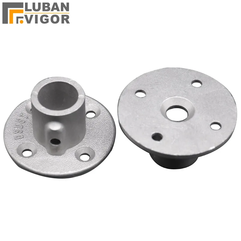 Aluminum alloy pipe quick connector,flange ,for 25mm diameter tube,no rust,DIY hanger fastener,Industrial artwork