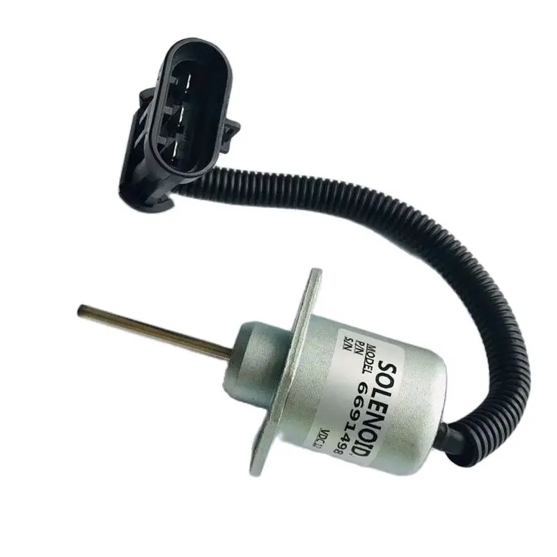 

12V Engine Fuel Stop Solenoid 6691498 1G925-60011 1503ES-12A5UC4S 240-22094N For V2003 Engine 331 S185 Skid Steer