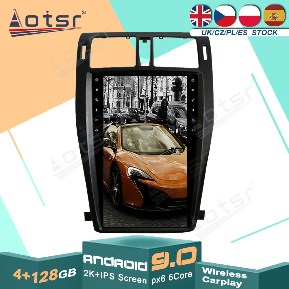 

Автомобильный радиоприемник в стиле Tesla на Android 9 с GPS-навигацией для TOYOTA CROWN 13-го мультимедийного Проигрывателя 2Din Автомагнитола стерео головное устройство экран