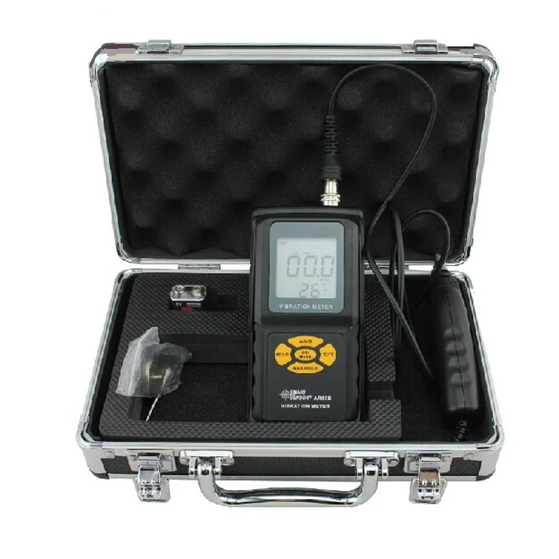 Smart Sensor AR63B Digital Precision Vibration Meter Tester Gauge Analyzer