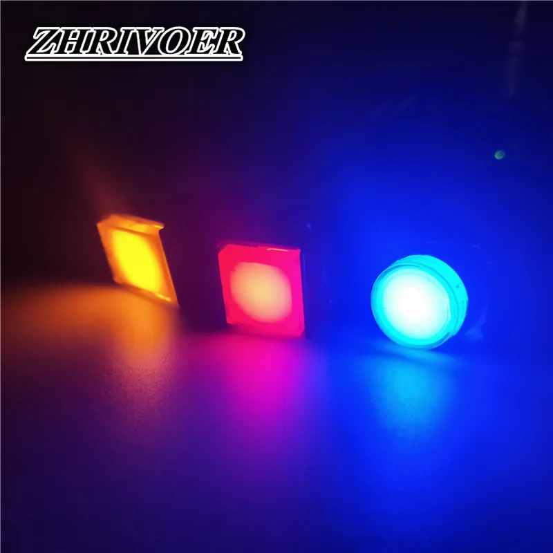16mm LA16-11D LED Push Button Switch Self-locking/Latching Self-reset/Momentary 5 Pin 5A/250VAC Blue Green Red Yellow White