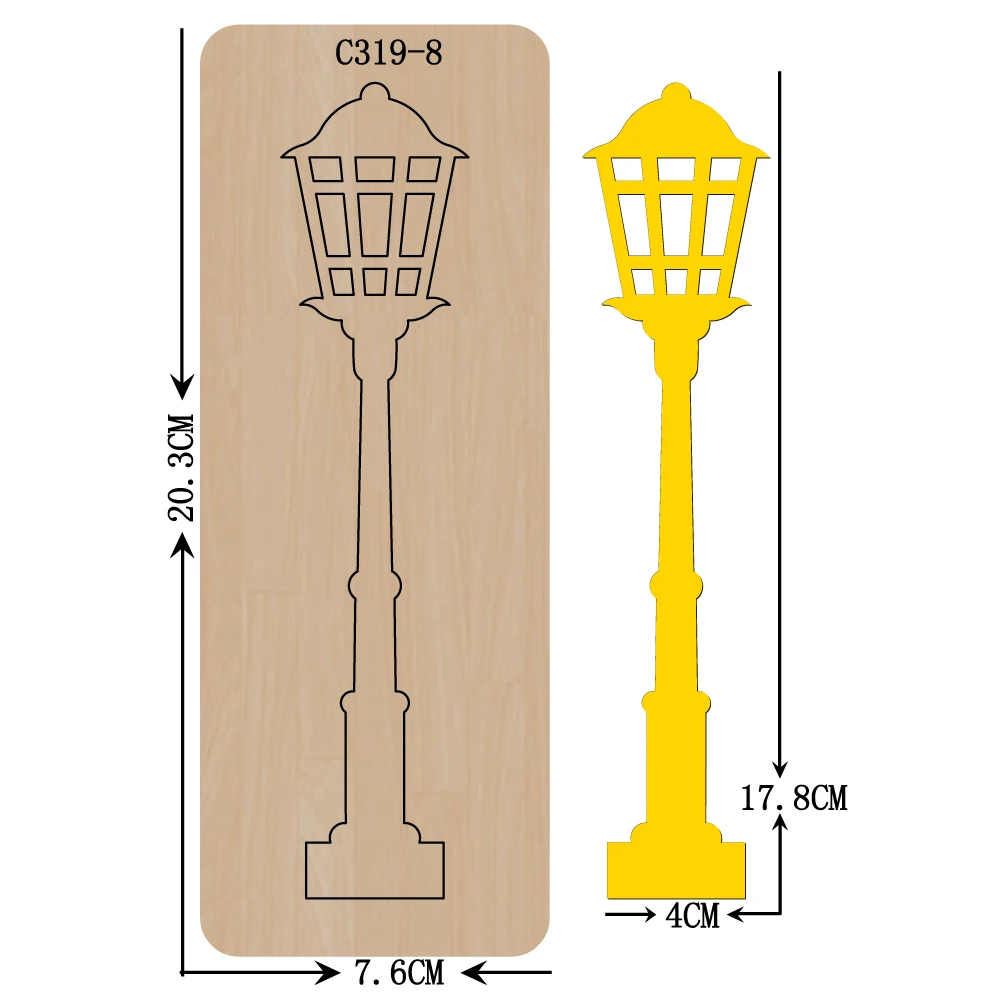 

New Lighthouse Wooden Die Scrapbooking, Cutting Dies for Common Die Cutting Machines on the Market, C-319-8