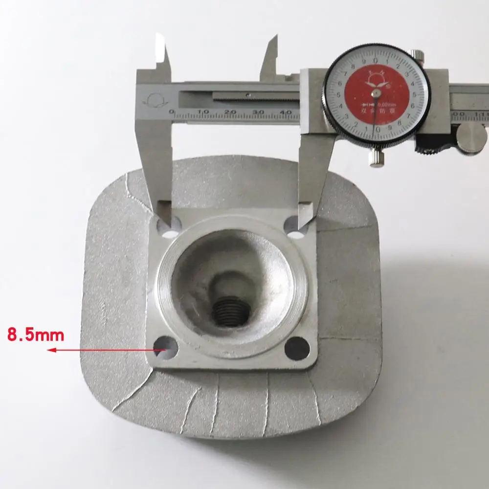 Głowica cylindra i Cylinder i tłok do silnika 66/80cc 2 suwowy rower z napędem