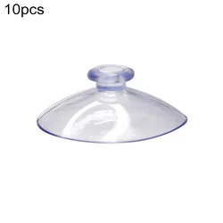 10PCS PVC Suction Hooks Cups - Any Type - Wide Range - Clear Plastic/Rubber Casement Suckers Wall Stick Home Storage Tool