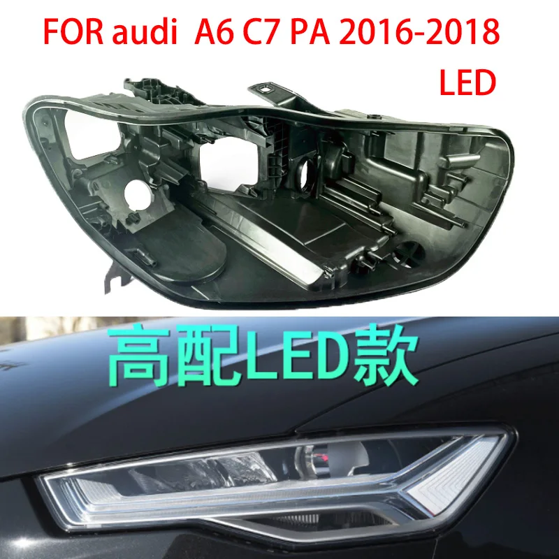 

Headlight Shell Base Black Light Light Box Headlight Bottom Shell Headlight Repair Parts For Audi A6L C7 PA LED 2016-2018