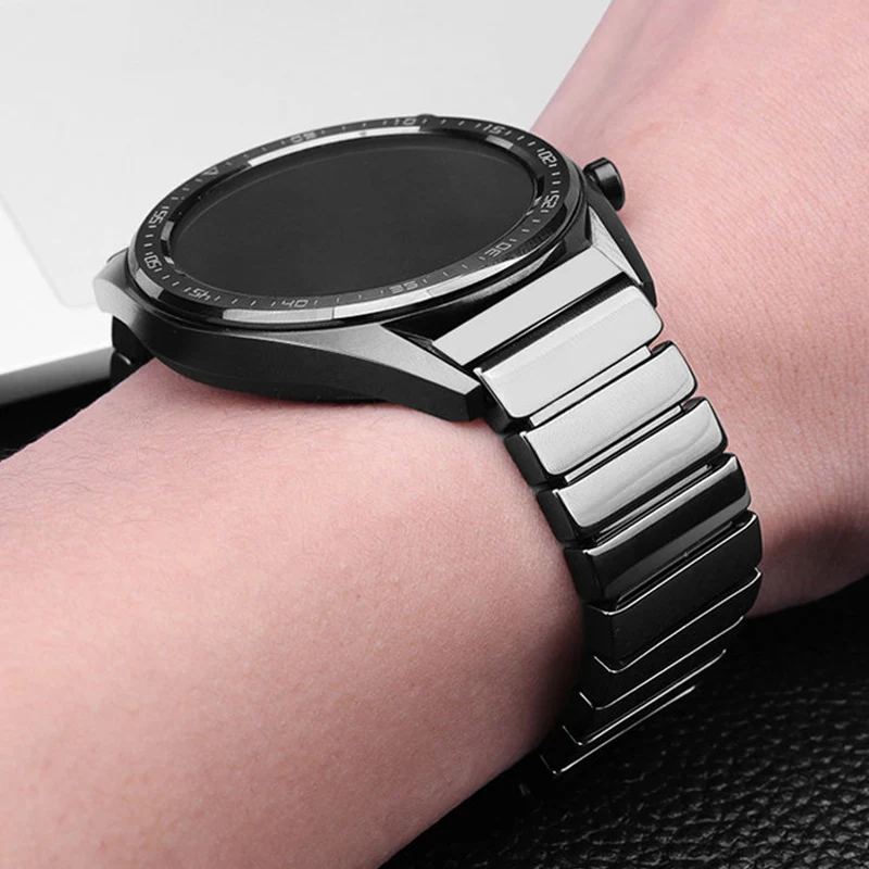 Ceramic Wrist Straps For Huawei Watch GT/GT2 2 Pro 46MM 2E Smart Watch Band 20MM 22MM Watch Band For Samsung Galaxy 42mm 46mm S3