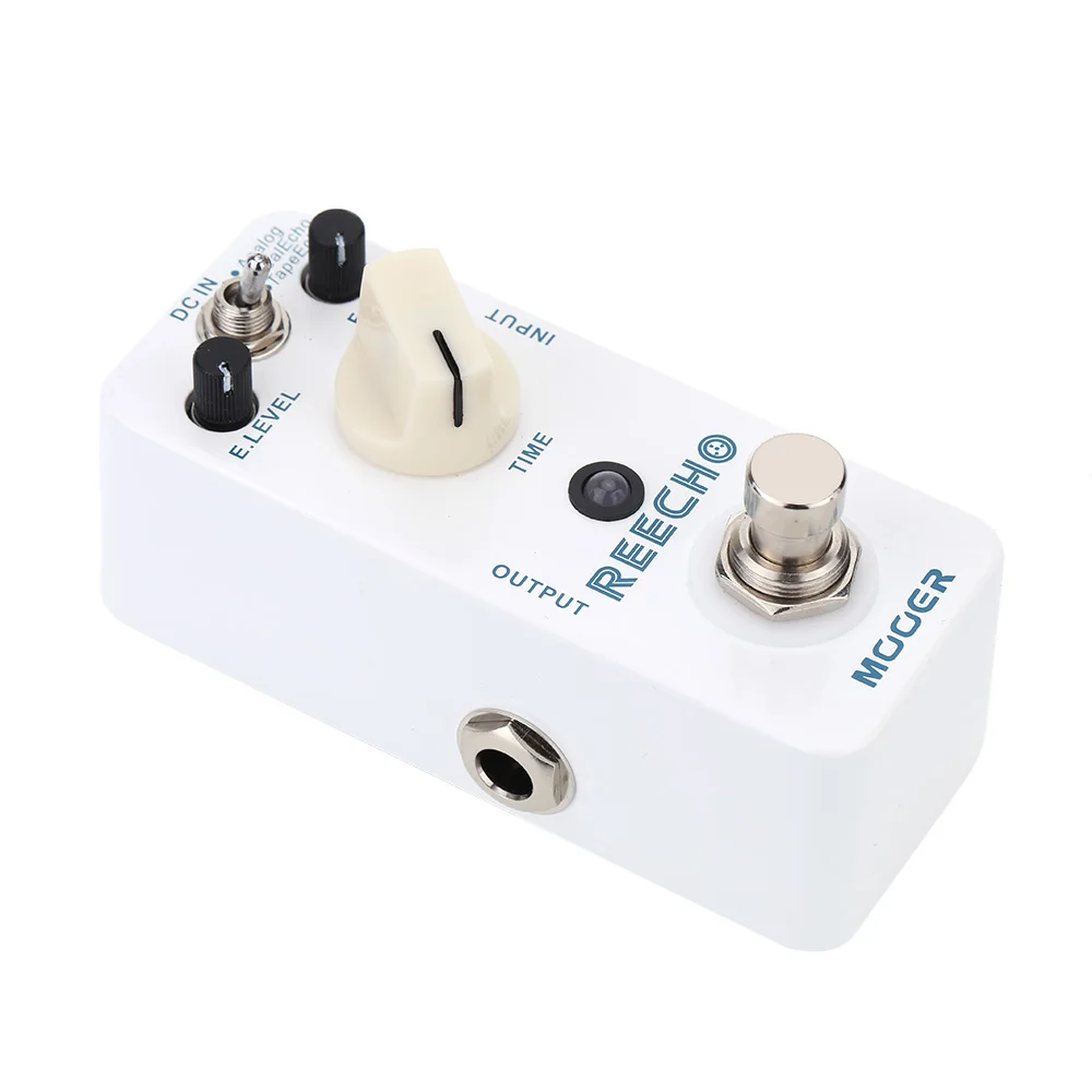 

Mooer Reecho Micro Digital Delay Effect Pedal 3 Delay Modes(Analog/Real Echo/Tape Echo) for Electric Guitar True Bypass