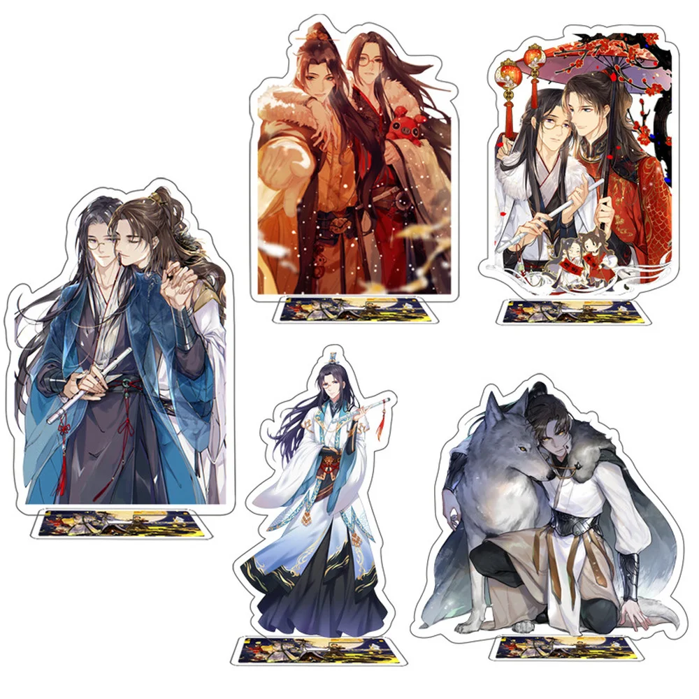 Cartoon Anime SHA PO LANG Double Sided Acrylic Stand Model Plate Gu Yun Chang Geng Desk Decor Standing Sign for Friend Gifts