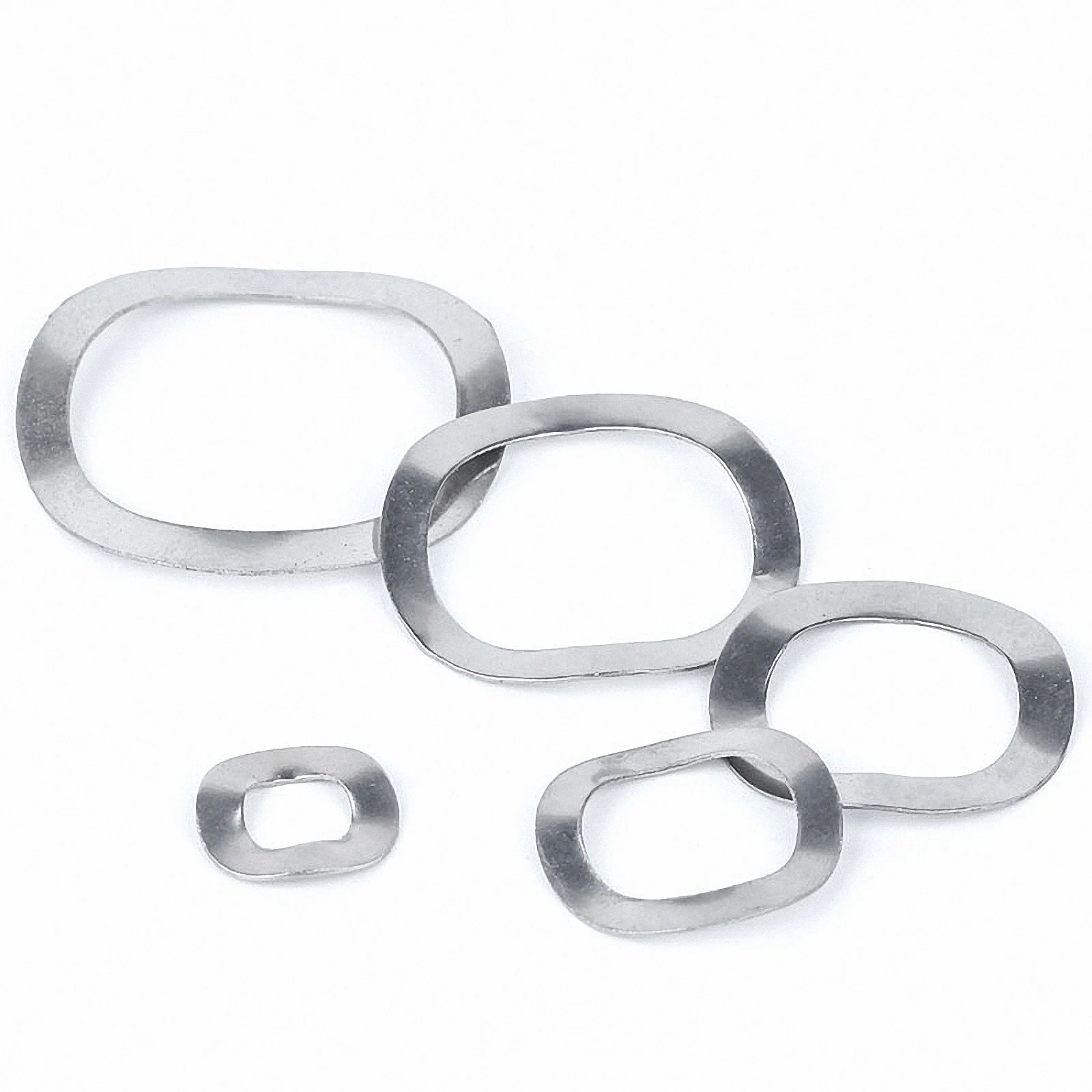 5-50pcs A2 304 Stainless Steel Wave Washers Wave Crest Spring Washer Wave Type Gasket  M3 M4 M5 M6 M8 M10 M12 M14 M16 M19 - M41
