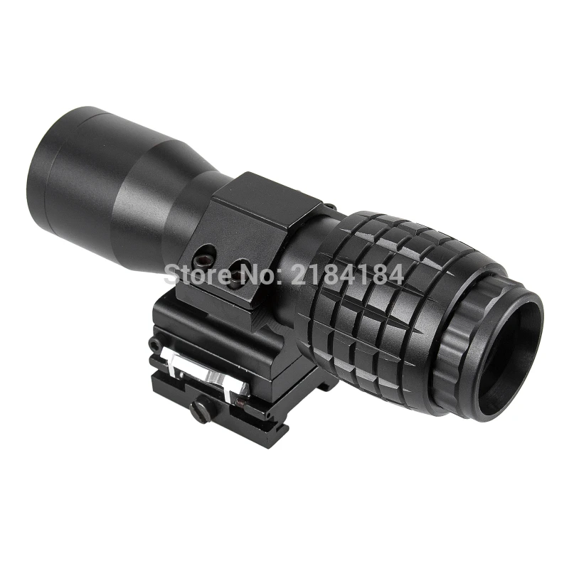 Imagem -03 - Fire Wolf-hunting Tactical Magnifier Visão Óptica Red Dot Rifle Scope Quick Flip Scope 20 mm Montagem para Caça