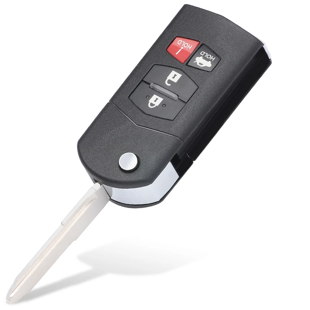 KEYECU Flip Remote Key Fob 315MHz 4D63 for Mazda 6 2009-2010 FCC ID: 5WK43451 5WK49783