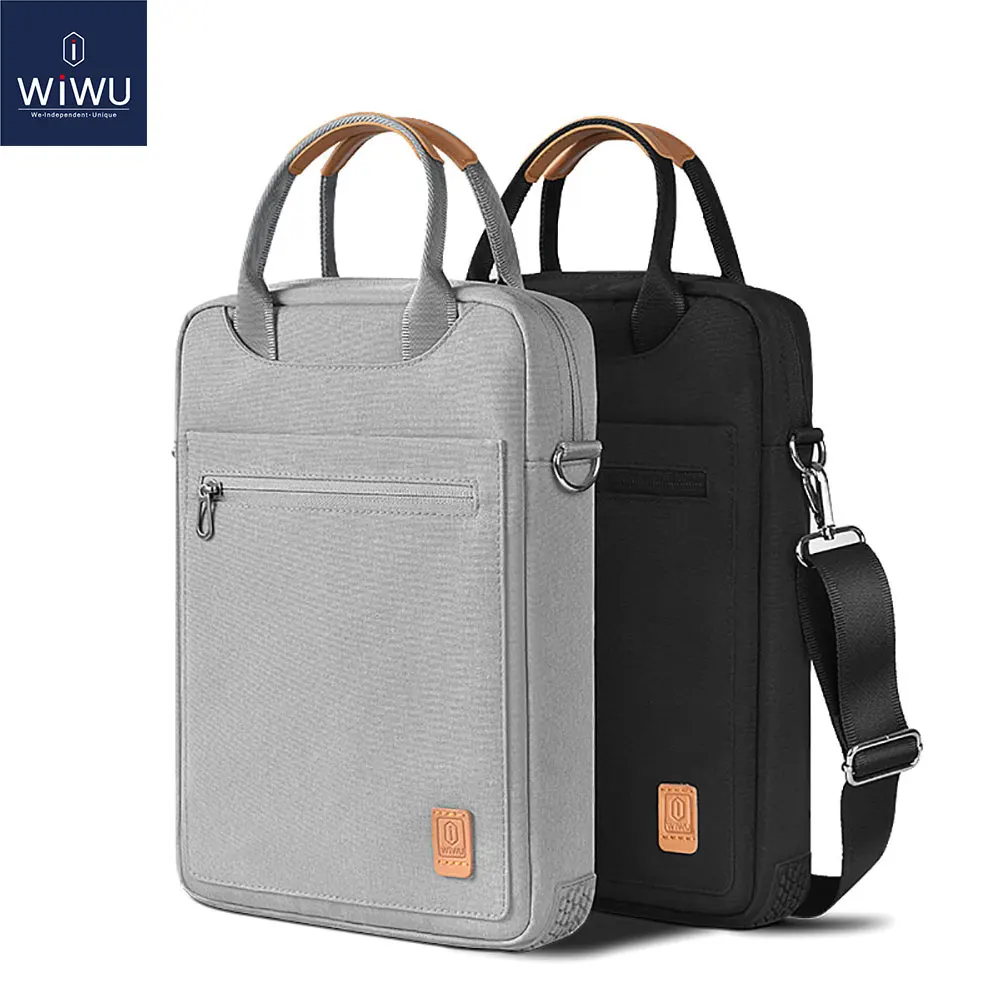 Torba na laptopa WiWU do MacBook Pro 13 Air 13 Wodoodporna torba na ramię do iPada Pro 13 12.9 Torba do przenoszenia do MacBook Air 13.6 M4 M3 M2