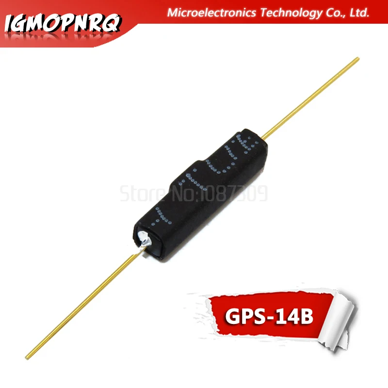 10PCS Plastic Type Reed Switch 2 * 14 Normally Open Magnetic Control Switch GPS-14B Anti-Vibration Sensors