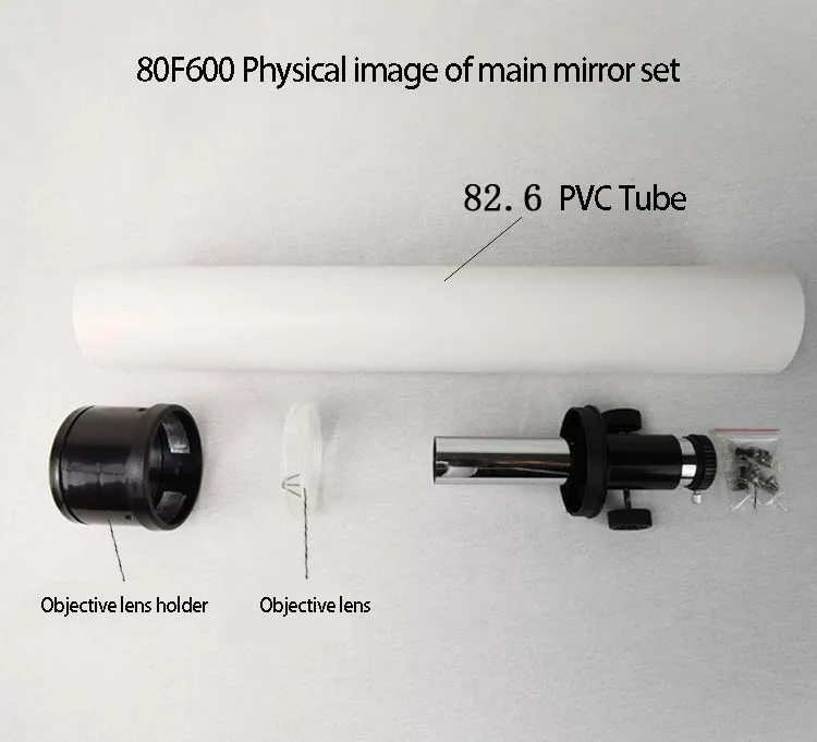 

DIY полный набор самоуправляемых астрономических телескопов с диаметром 80 мм и фокусным расстоянием 600 мм