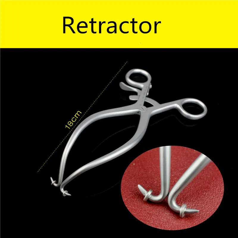 

Orthopedic instrument C type muscle retractor with teeth limit deep large tissue retractor Spinal cervical vertebra lamina open