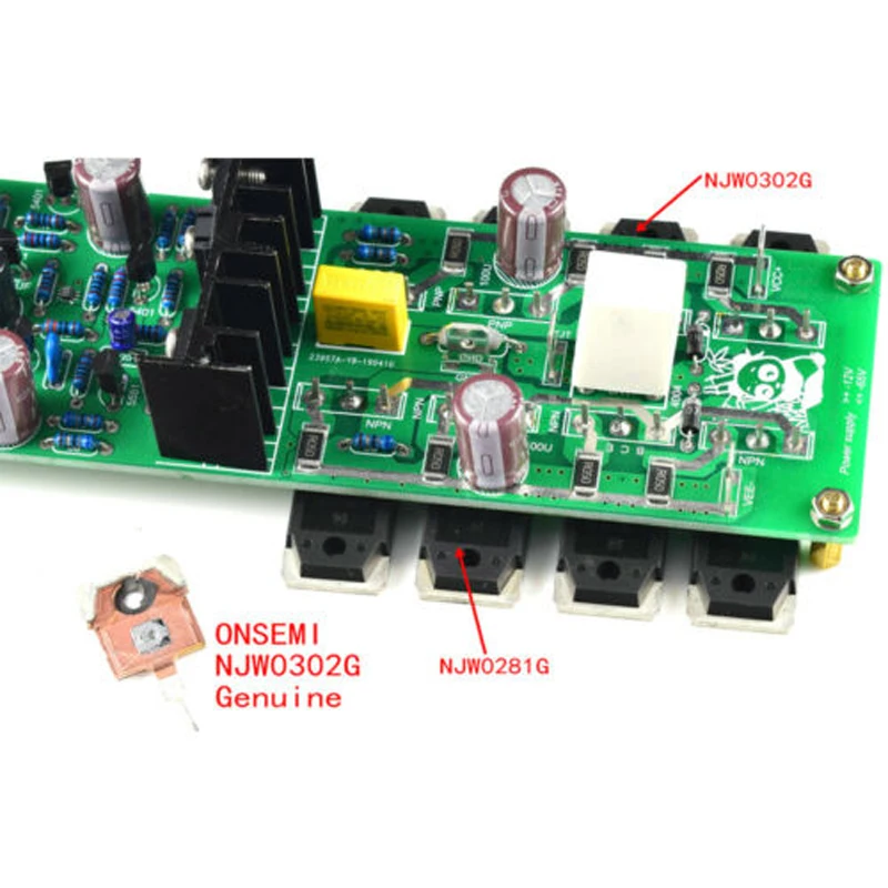 1Pair Combined L20.5 ONSEMI NJW0302G NJW0281G Power Amplifier Board 200W 8R AM