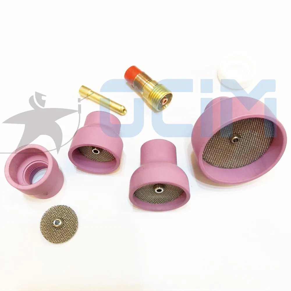 Imagem -05 - Kit de Copo de Solda de Cerâmica Mais Bico de Cerâmica de Alumina para Wp17 18 26