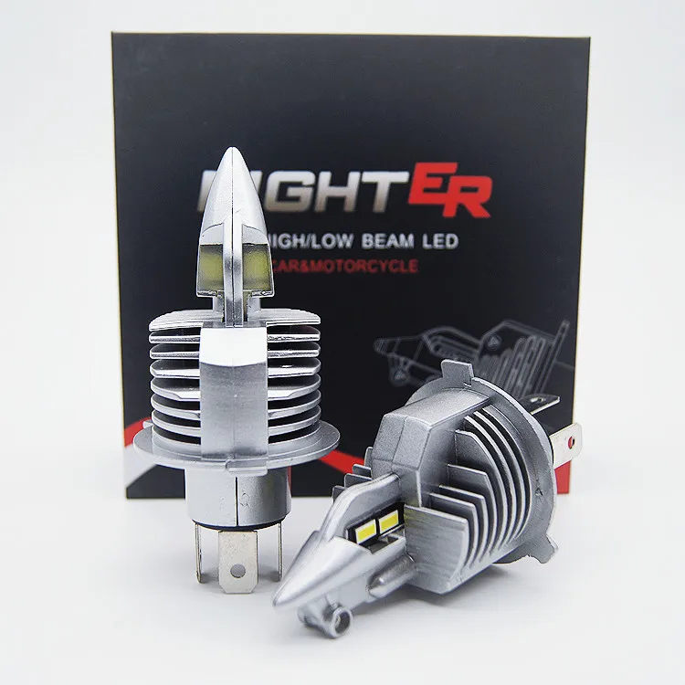 Lampu Depan Mobil Led EURS H4 Lampu Canbus Led H4 Hi/Lo Beam 3000K 4300K 6000K Fighter H4 Lampu Depan Mobil Motor 12V 24V Lampu Otomatis