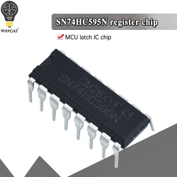 10PCS SN74HC595N DIP16 SN74HC595 DIP 74HC595N 74HC595 new and original IC 8BIT SHIFT REGISTERS WITH 3 STATE OUTPUT REGISTERS