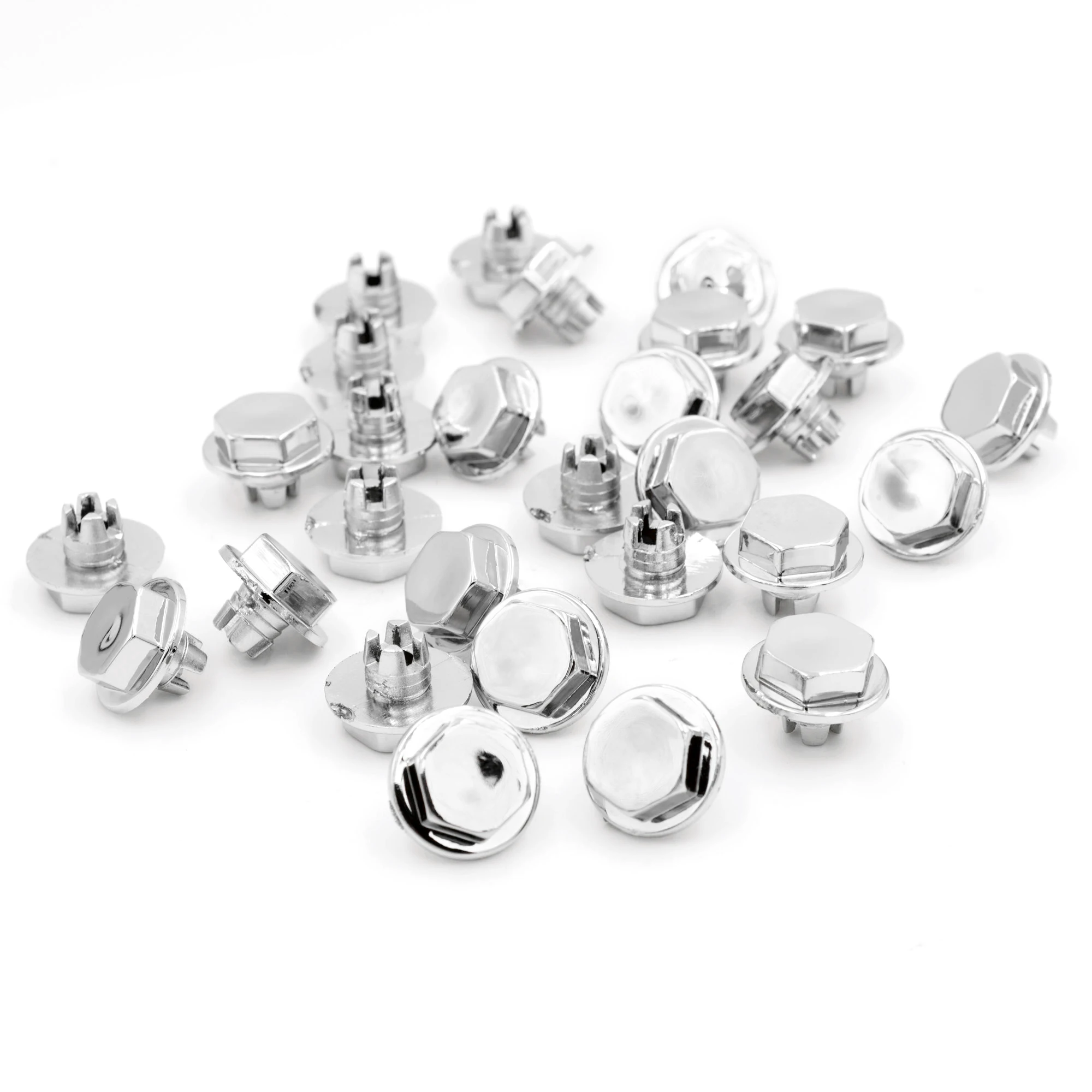 100pcs Various Sizes Wheel Rivets Nuts For Rim Cap Lip Screw Bolt Tires Decoration Replacement Car Parts
