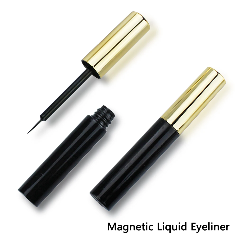 Magic samoprzylepny płynny Eyeliner ołówek bez kleju magnetyczny do rzęs wodoodporny Eyeliner Pen Makeup Cosmetic