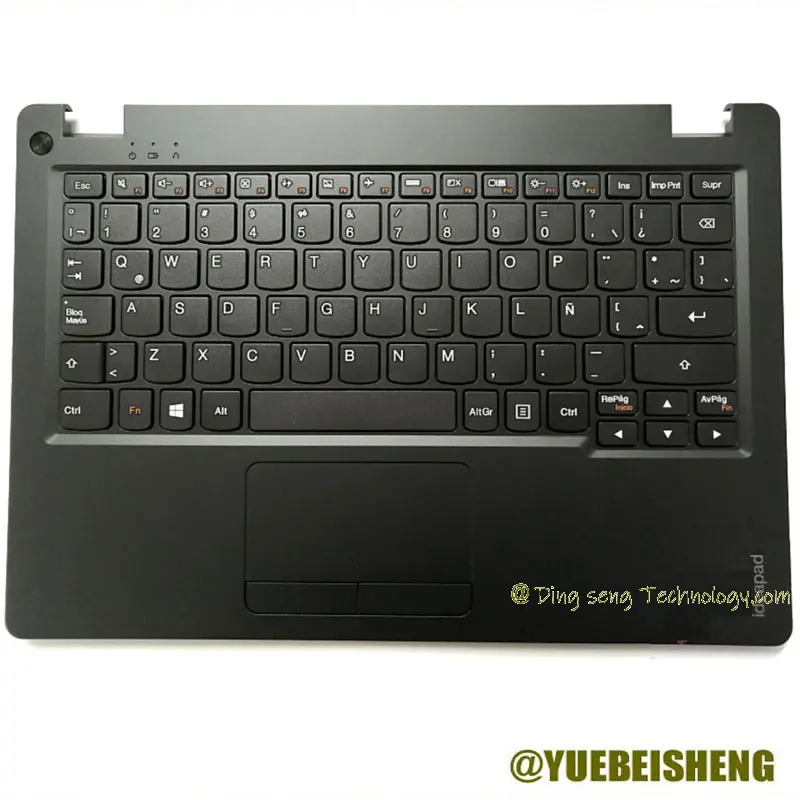 

YUEBEISHENG NEW For Lenovo ideapad 110S-11 110S-11IBR Palmrest Latin keyboard Upper Cover Touchpad ,5CB0M53687