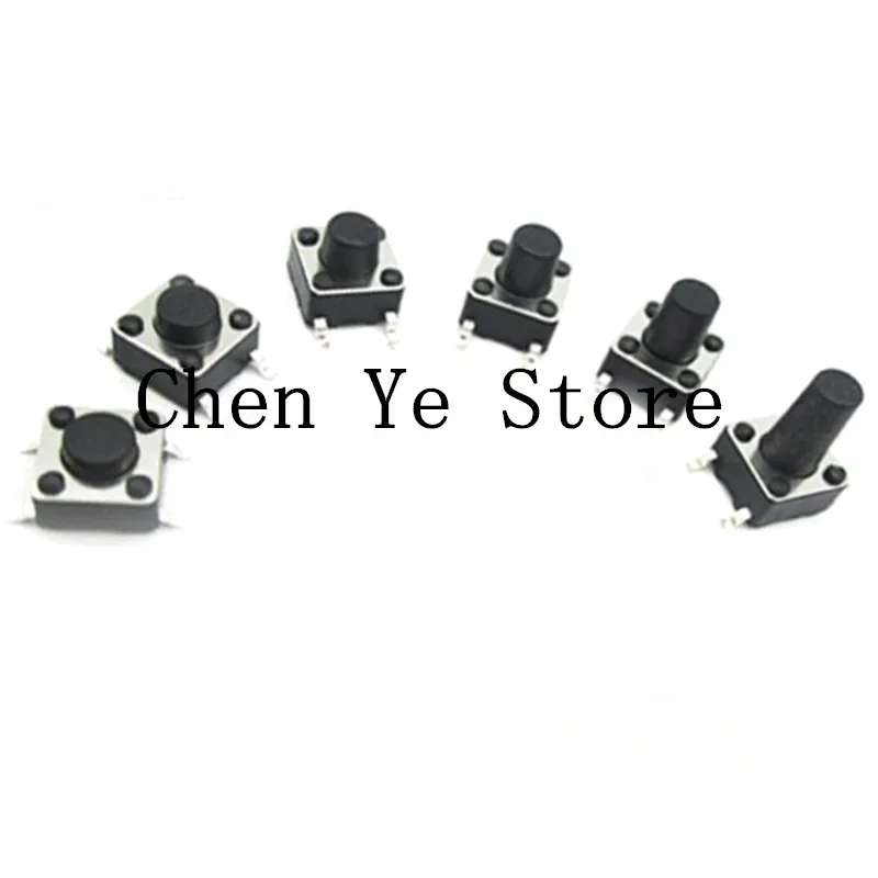 

Free Shipping 1000pcs Mini Micro Momentary Tactile Push Button Switch 6*6*10H 4pin ON/OFF keys button SMD 6X6X10MM