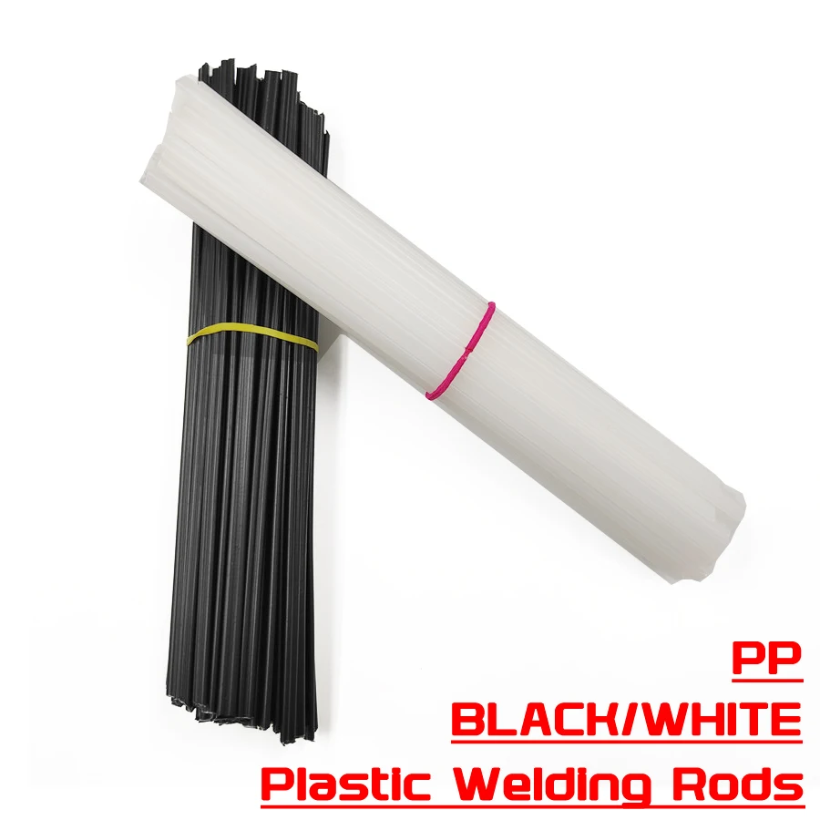 50pcs/100pcs 2x2.5mmx200mm Length Plastic Welding Rods Bumper Repair ABS/PP/PVC/PE Welding Sticks Welding Soldering Supplies