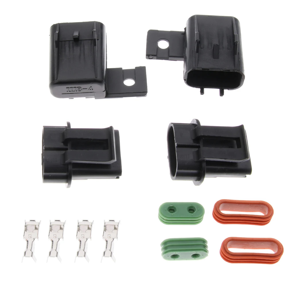 2 Sets Waterproof Car Boat Automotive Circuit ATC ATO Blade Fuse Box Holder ATO ATC Blade Fuse Screw Down Fuse Holder Block Pan