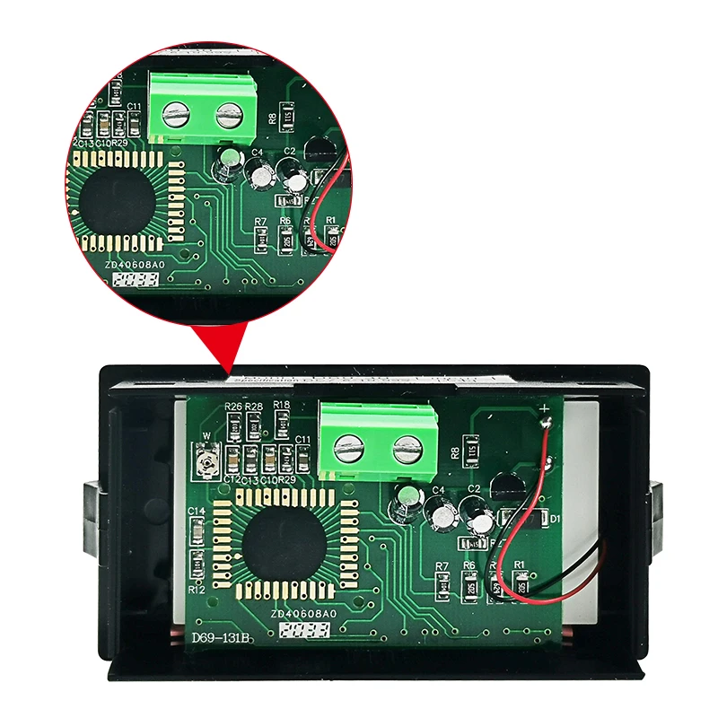 Voltimetro HD backlight DC digital display voltmeter liquid crystal display meter Isolated power supply D69-30