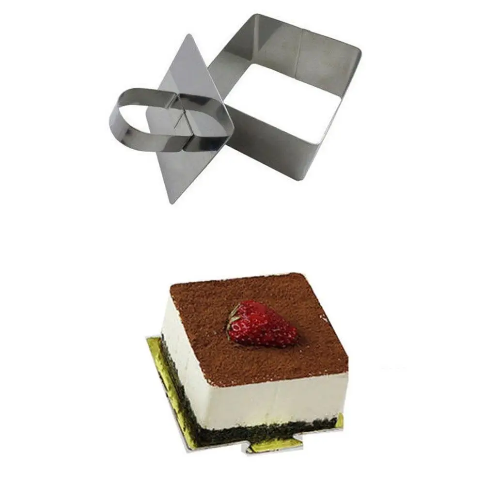 Đồng Hồ Nam Dây Thép Không Gỉ Khuôn Cắt Cookie Hoa Trái Tim Bánh Khuôn Làm Bánh Nướng Bánh Dụng Cụ