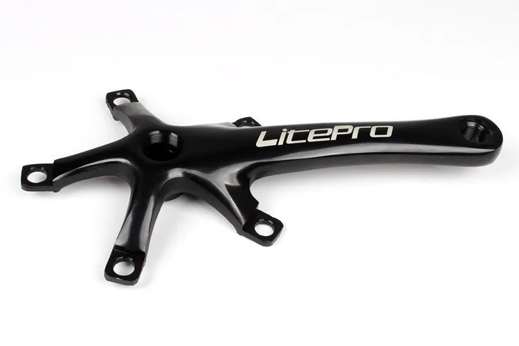 Litepro Faltrad Kurbel Ultra-licht Platz Kurbel 170MM CNC Aluminium Legierung BMX Fahrrad 130BCD Kettenblatt Teile Zubehör – Detail 6