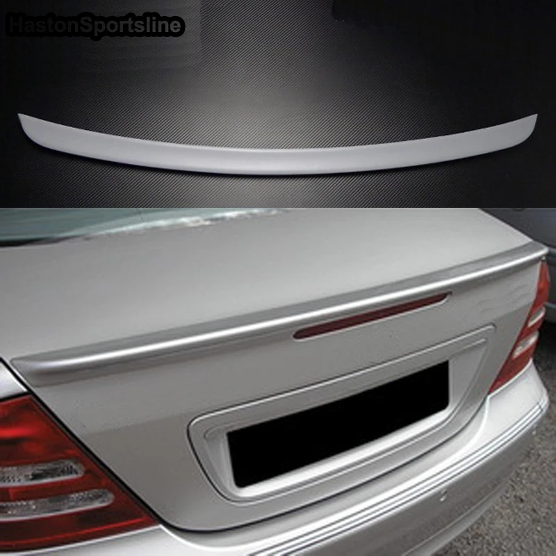 For Mercedes-benz W203 AMG Style Unpainted Primer Rear Trunk Spoiler Car Wing 2000-2007