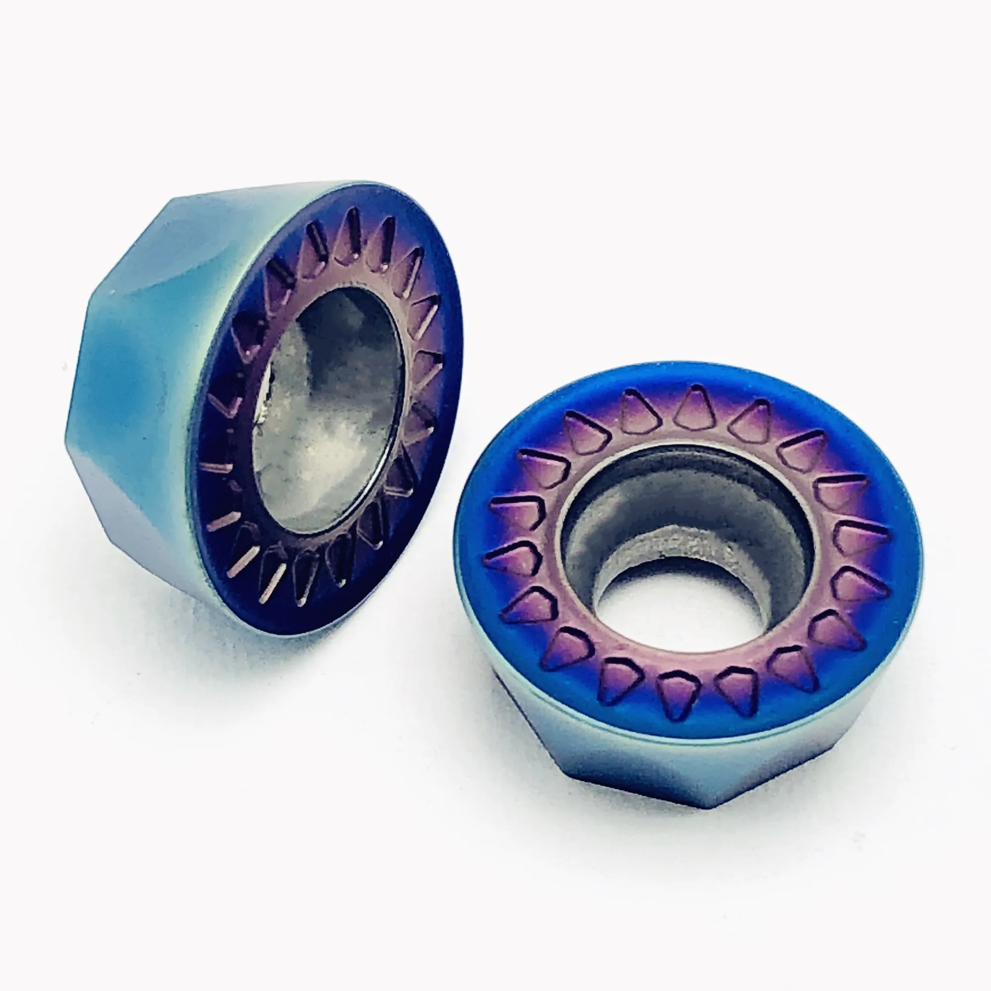 Utensile di tornitura RPMT1204 RDMW1204 Super Hard Blu Nano Rivestimento Interno Tornitura Utensili In Metallo Duro Utensile Da Taglio di Metallo di Trasporto libero