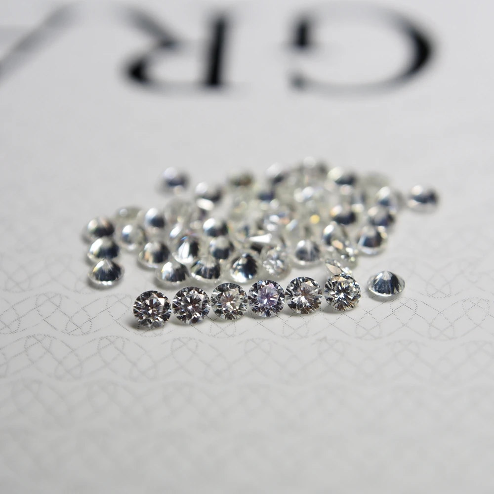 1 캐럿/부대 82 조각 GH 색깔 1.40MM 백색 색깔 Moissanite 돌 다이아몬드 느슨한 moissanite 가격