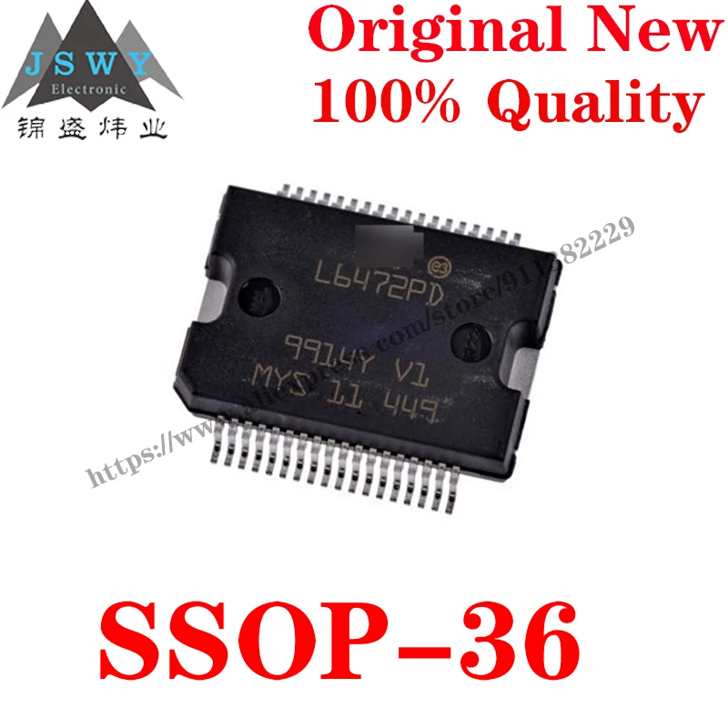 

1~10 PCS L6472PDTR SSOP-36 Power Management Motor/Motion/Ignition Controller and Driver IC Chip for module arduino Free Shipping