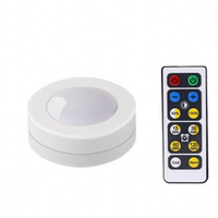 LED Night Lamps Battery Power Remote Control Suitable for Kitchen Stair Cabinet Light Wireless Dimmable Touch Sensor Dual Color