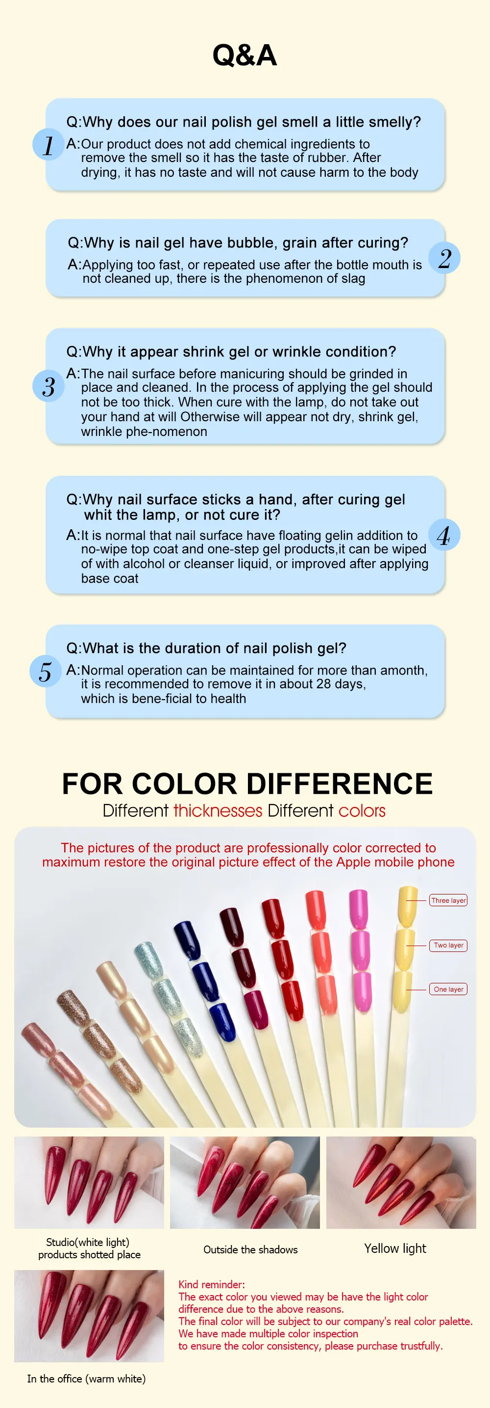 7,5 ml TPO FREE HEMA FREE VENALISA Nagelgelpoliermittel mit vollständiger Abdeckung, Nagellack, Maniküre-Lackpolitur, Soak Off UV-LED-Lack – Detail 20