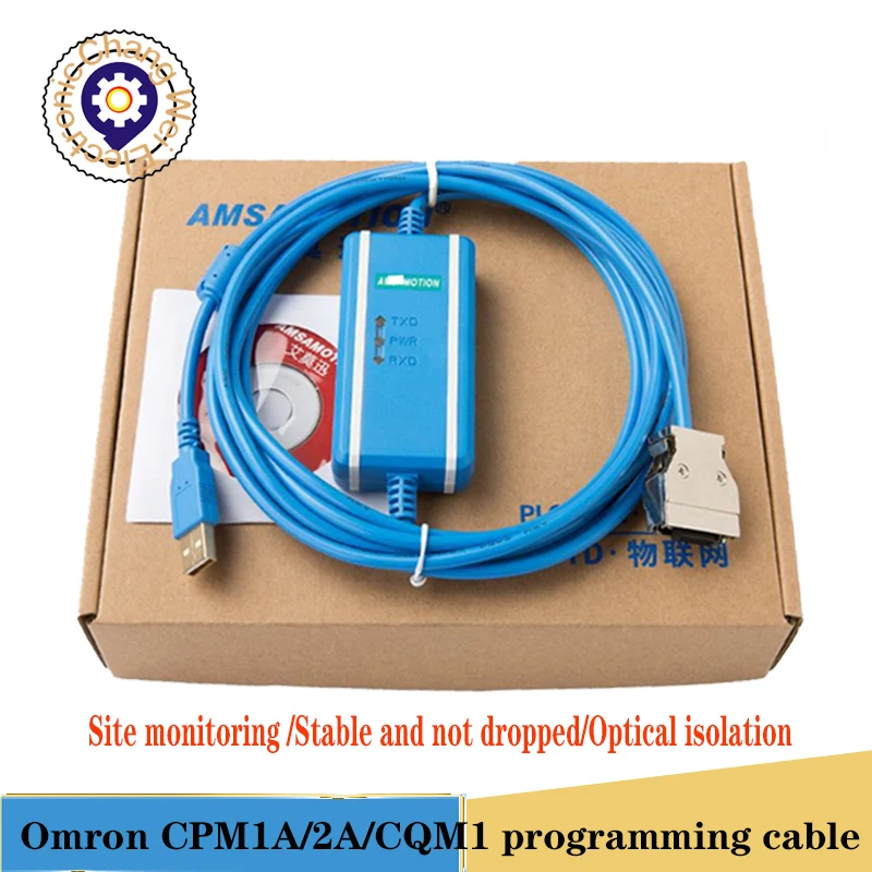 

Cable Suitable For Omron USB-CIF02+ Download CPM1A/2A Series PLC Programming Cable Upgraded CQM1-CIF02 USB Port