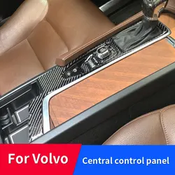 For VOLVO V60 S60 XC60 Car Interior Center Console Protective Film Anti-scratch Repair Film Carbon Fiber Auto Accessories Refit