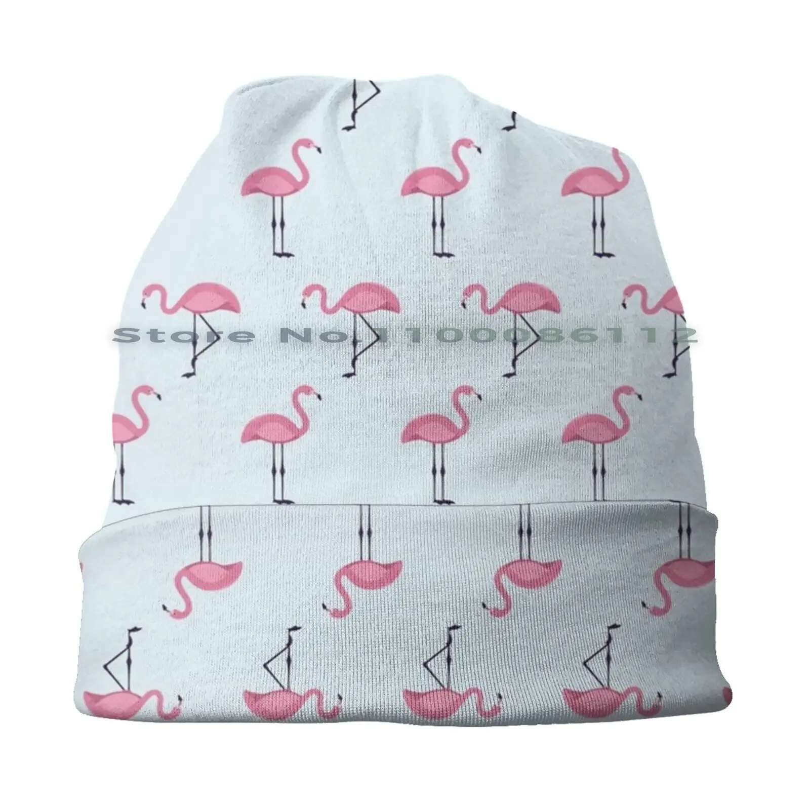 Flamingo Pattern Face Mask Beanies Knit Hat Flamingo Pattern Flamingo Face Mask Pattern Face Mask Cute Face Mask Funny Face