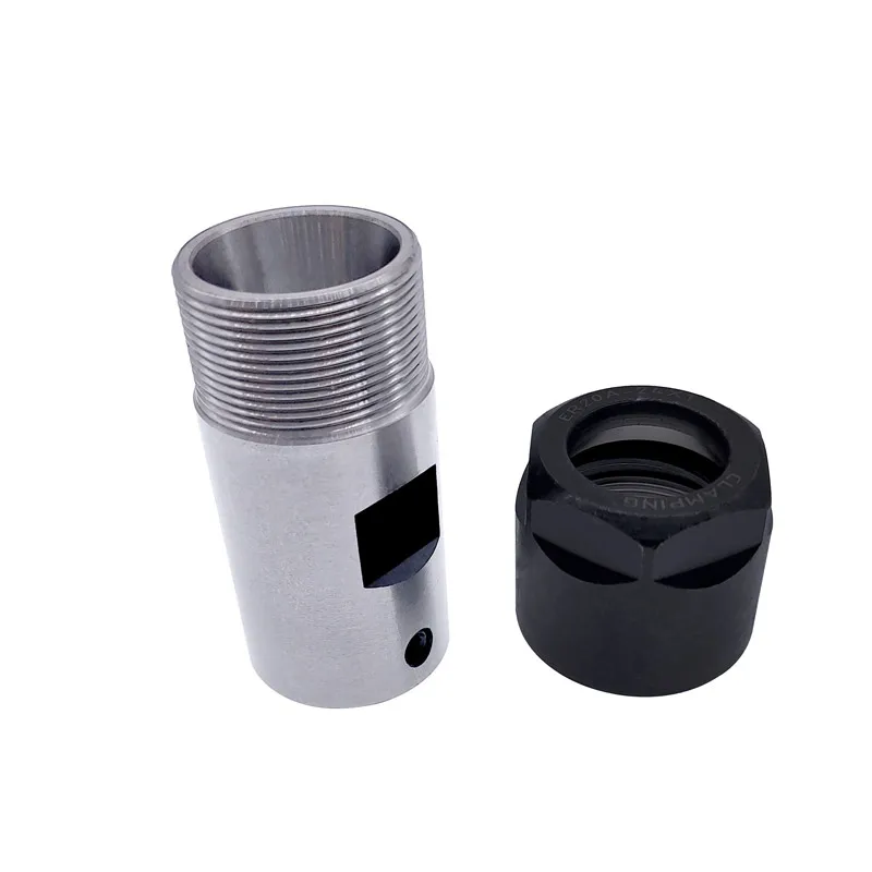 1Pcs ER11 ER16 ER20 Collet Chuck Shaft Lathe Tools Spindle Extension Rod 4mm 5mm 6mm 6.35mm 8mm 10mm 12mm 14mm 16mm