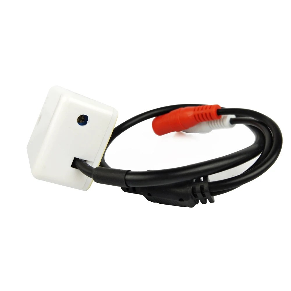 Imagem -03 - Redeagle Ajustável Sensibilidade Cctv Microfone Som Áudio Pegar Dispositivo com Adaptador de Alimentação 12v 1a Mais Metros Cabo Rca