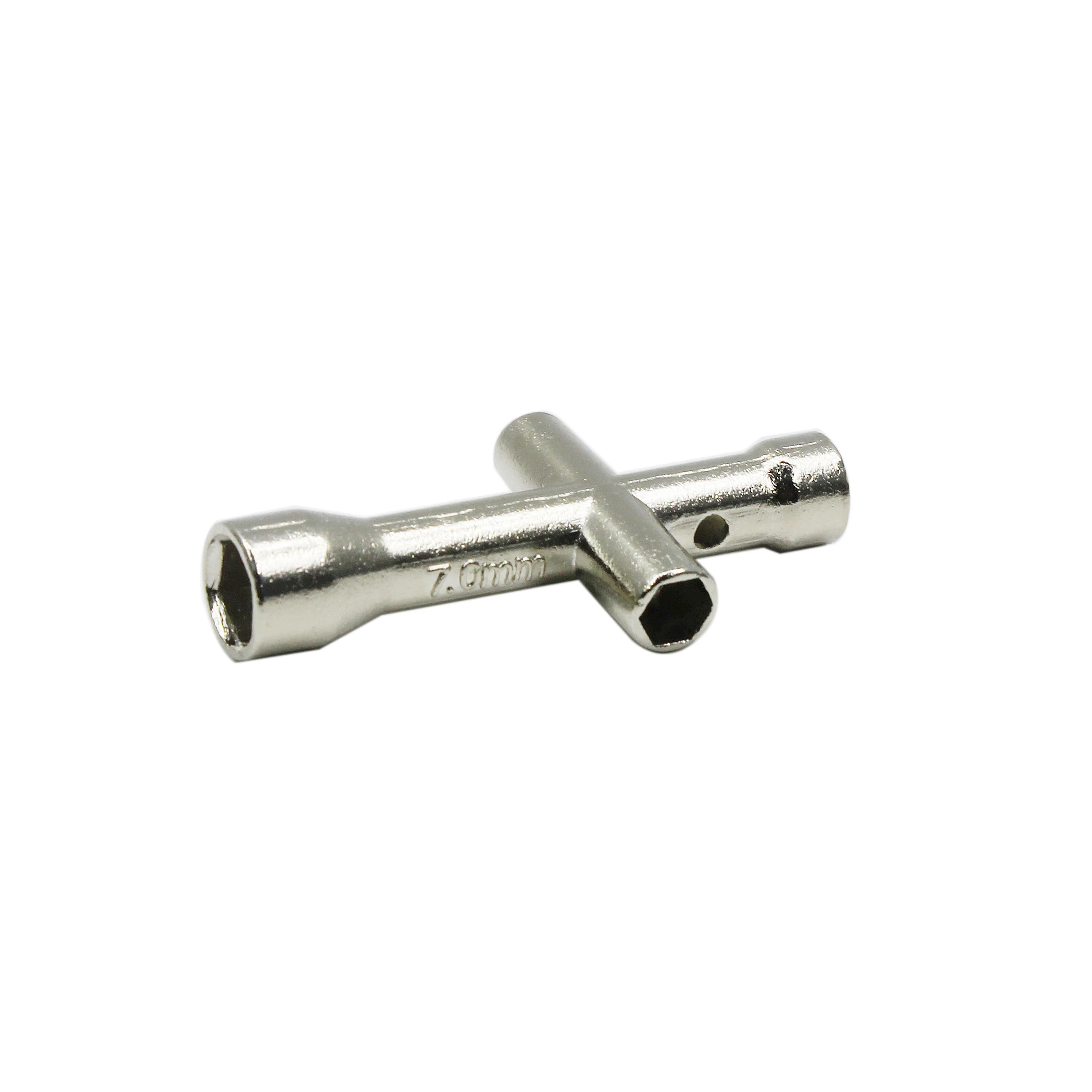 10PCS/5PCS/1PCS Zinc Alloy M2 M2.5 M3 M4 Screw Hex Nut Cross Wrench Sleeve Repair Parts 4 Car Size Cross Socket Wrench