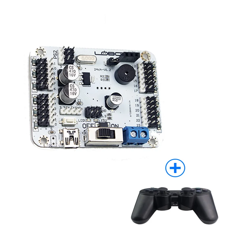 Imagem -05 - Controlador Servo Digital de 24 Canais com 16m de Memória Proteção contra Sobrecorrente Compatível com Arduino