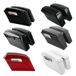 Motorcycle Hard Saddlebag Saddle Bags For Harley Touring Road King Road Glide FLHR FLTR 1994-2013