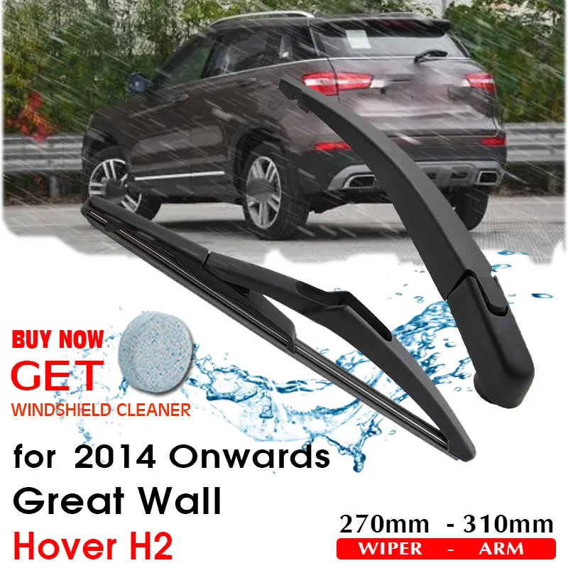 Car Wiper Blade Rear Back Window Windscreen Windshield Wipers Accessories For Great Wall Hover H2 Hatchback 270mm 2014 Onwards